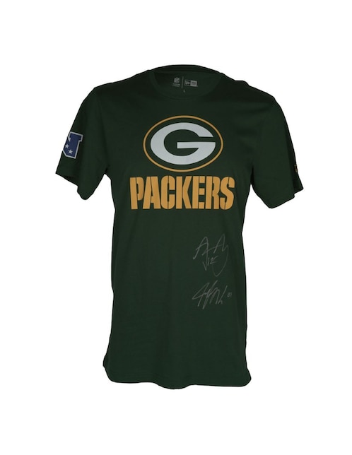 Playera autografiado por Aaron Rodgers. Jordy Nelson Club de Idolos