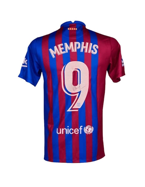 Jersey autografiado por Memphis Depay Club de Idolos