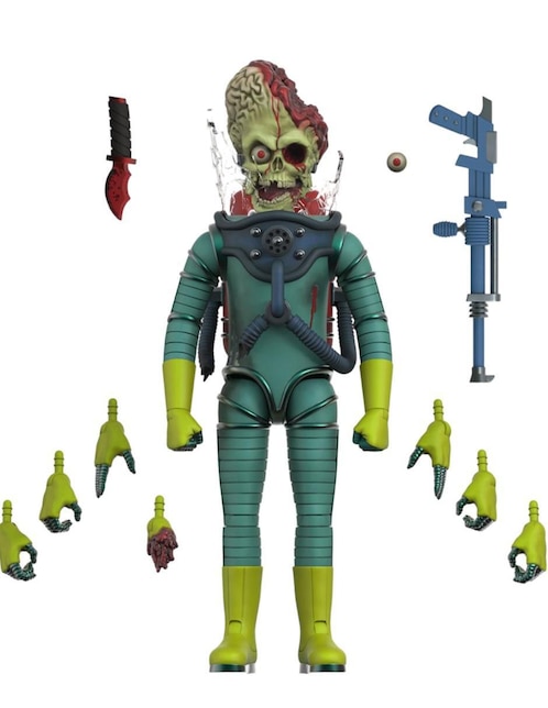 Figura de colección articulada Aliens Marciano Super 7