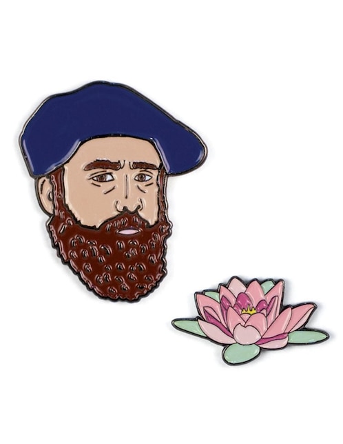 Pin de metal Claude Monet Pin de metal Claude Monet
