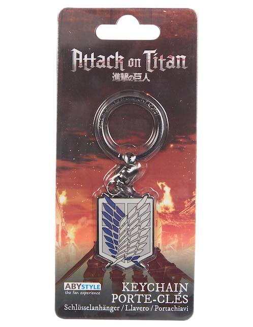 Llavero Abystyle Attack on Titan de metal