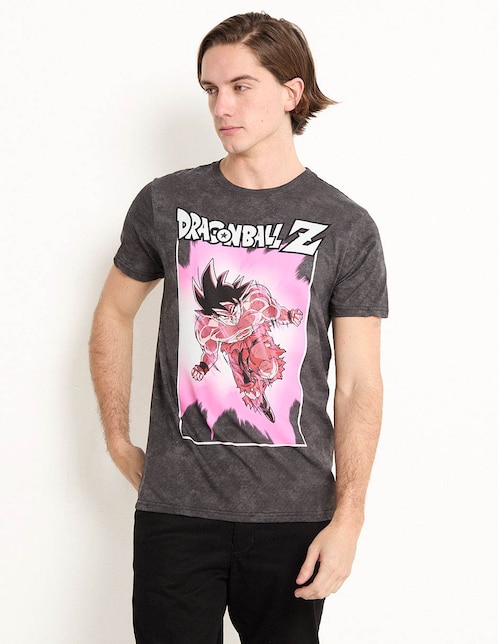 Playera Dragon Ball Z cuello redondo para hombre