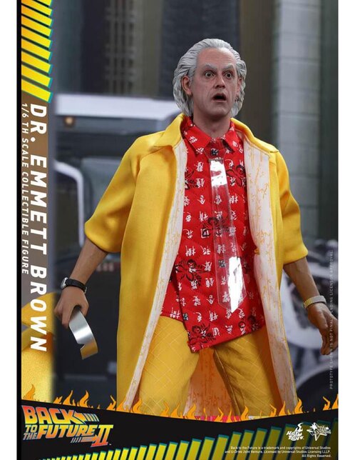 NECA Figura Articolata Ultimate Doc Brown 2015 Da 'Ritorno Al Futuro'. Alta 18 Cm, Super Accessoriata. Perfetta Per Collezionisti E Fan Del Film.