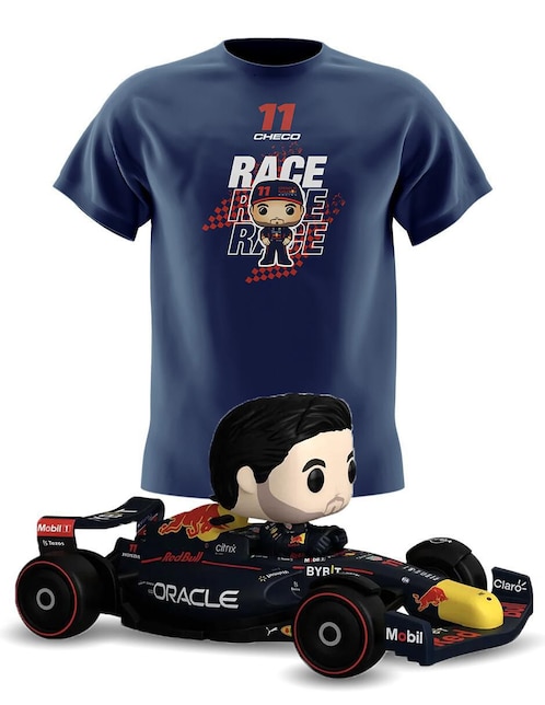 Funko Pop Pop! Red Bull Racing Formula One Team Sergio Pérez 2 en 1