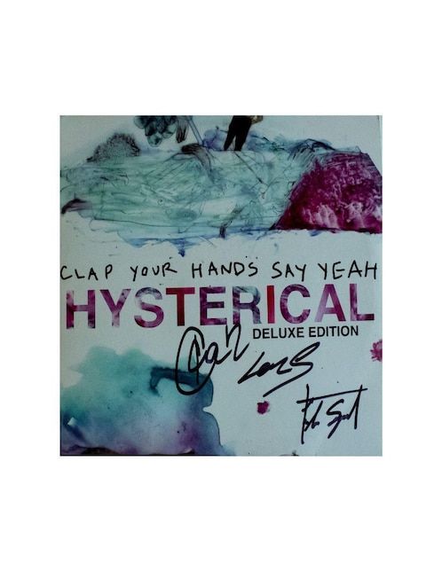Disco de vinilo autografiado por Clap Your Hands Say Yeah Club De Idolos