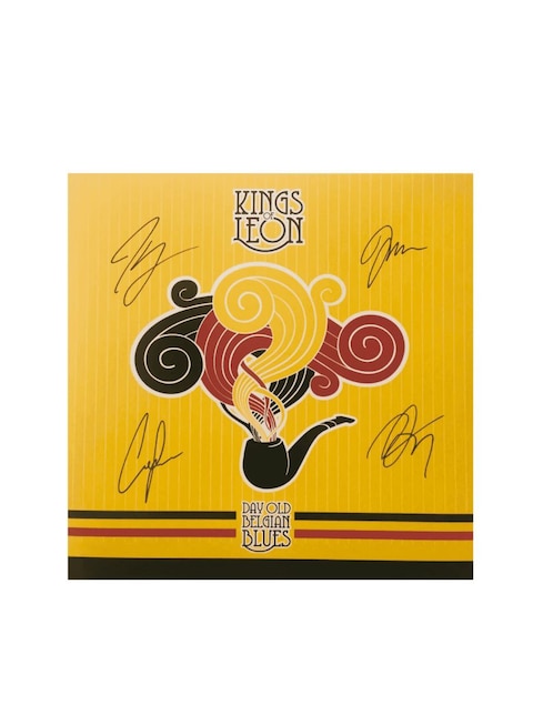Disco de vinilo autografiado por Kings Of Leon Club De Idolos