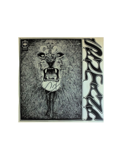 Disco de vinilo autografiado por Santana Club De Idolos