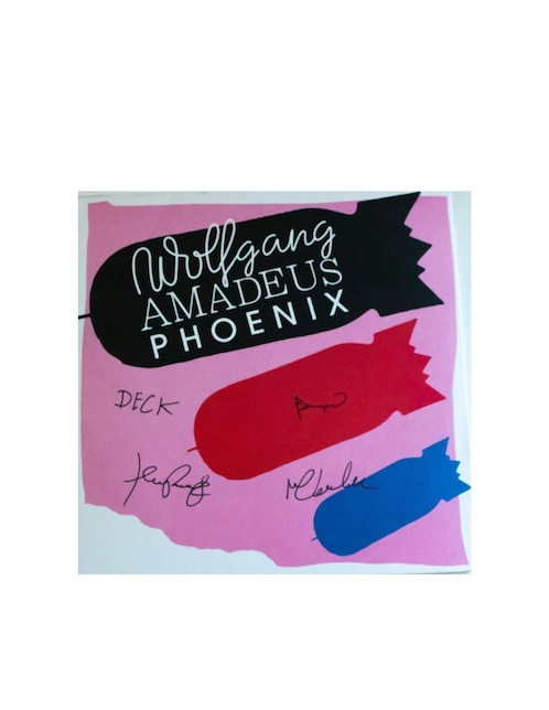 Disco de vinilo autografiado por Phoenix Club De Idolos