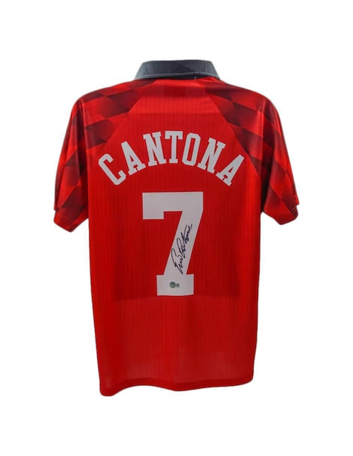 Jersey autografiado por Eric Cantona Club De Idolos