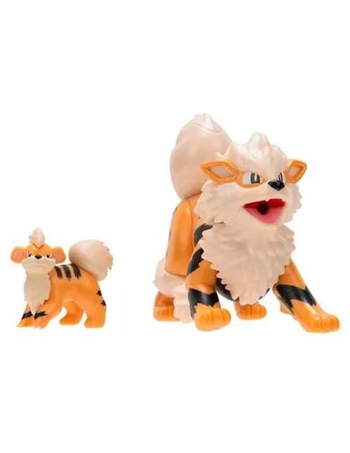 JAZWARES Set figuras acción Pokémon Growlithe especial Jazwares