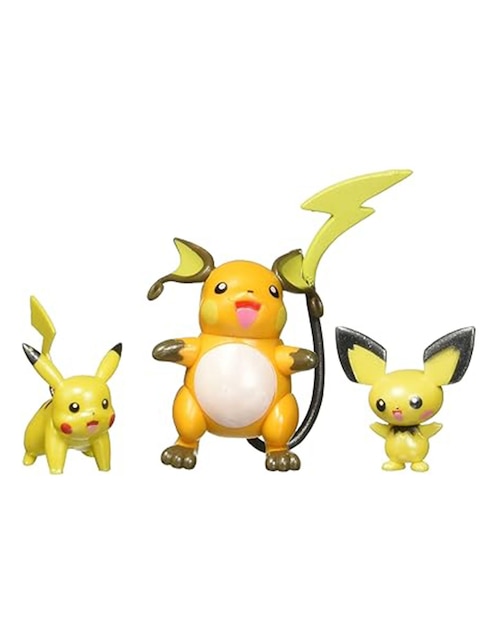 Set figuras acción Pokémon Pikachu collectors 1