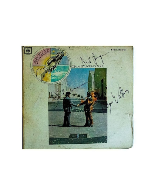 CLUB DE IDOLOS Disco de vinilo autografiado por Pink Floyd Club de Idolos