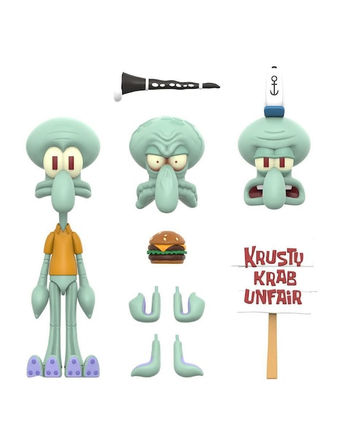 Figura de colección articulada Bob Esponja Super 7