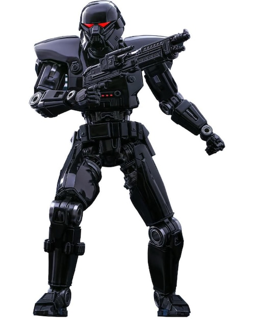 Figura coleccionable articulada Star Wars The Mandalorian Dark Trooper Hot Toys