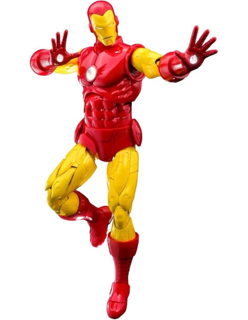 Figura coleccionable articulada Marvel Avengers: Iron Man Hot Toys con luz