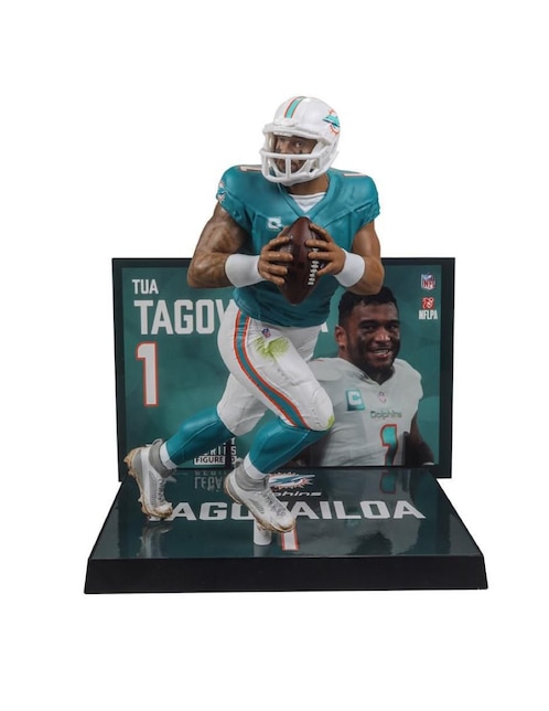 Estatua NFL: Dolphins Tua Tagovailoa collectors Mcfarlane