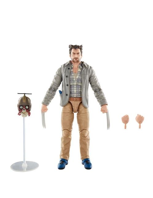 Figura de colección articulada Deadpool & Wolverine Logan Wolverine Marvel Legends