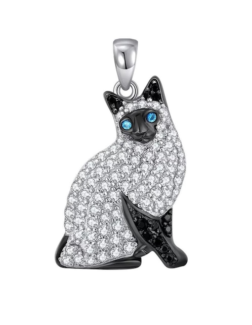 Dije de gato High Monaco Gatos zirconia cúbica