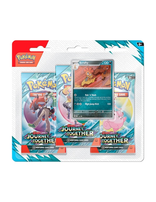 Pokémon TCG: Journey Together Three-Booster Blister estrategia