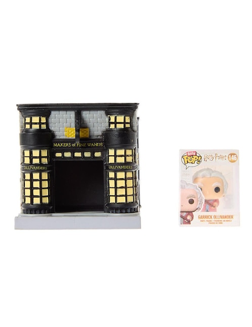 Bitty Pop! Towns Wizarding World Garrick Ollivander and Ollivanders Wand Shop 1
