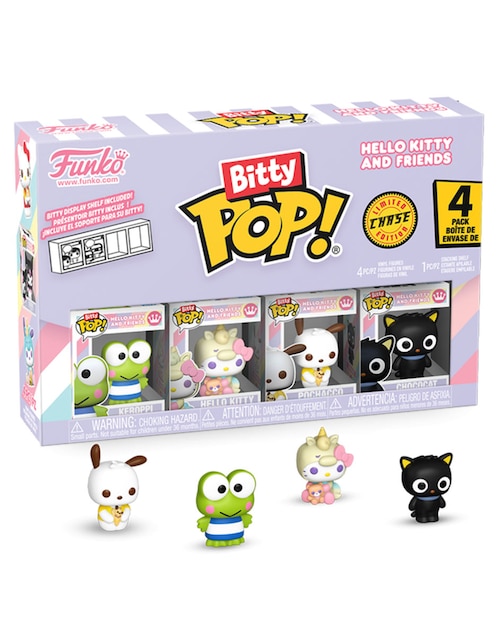 Bitty POP! Hello Kitty and Friends Keroppi, Pochacco, Chococat y Hello Kittty 1