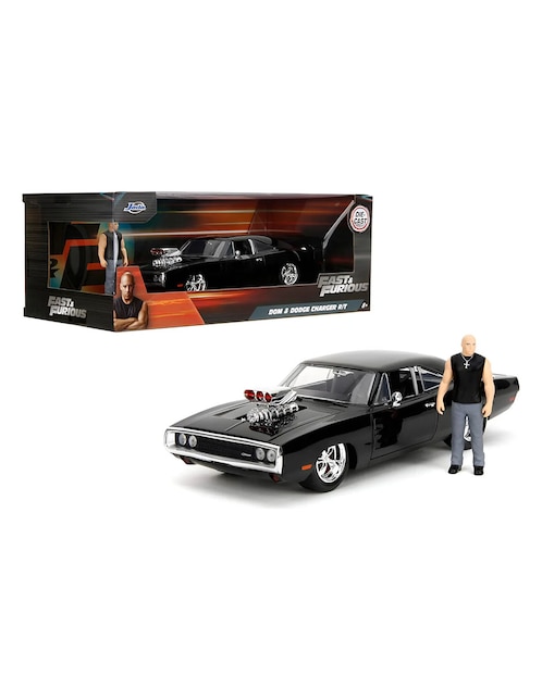 Auto escala 1:24 Fast & Furious Dodge Charger R/T de 1970