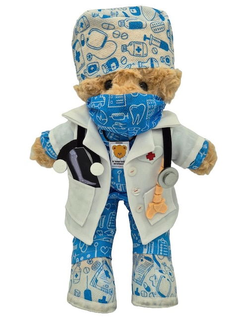 Peluche de Oso Queca Designs Hecho a mano de 35 cm