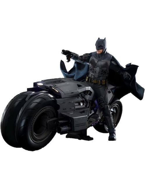 Set figuras acción articulada The Flash Batman Hot Toys con luz