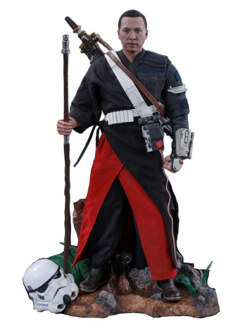 Figura de colección articulada Star Wars Rogue One Chirrut Imwe deluxe Hot Toys