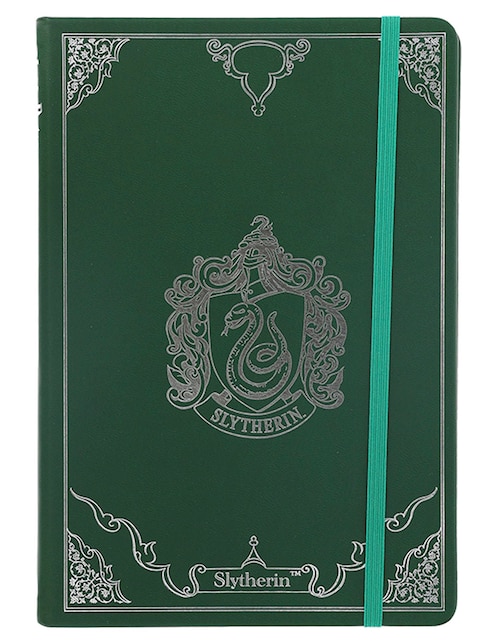 Cuaderno Redstring Slytherin a rayas y blanca