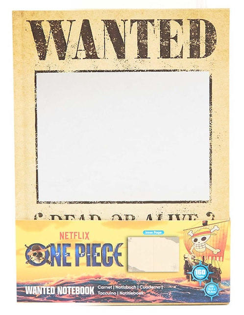 Cuaderno Redstring One Piece hoja rayada
