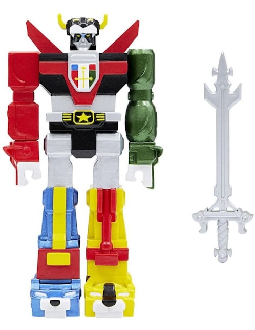 Figura coleccionable articulada Voltron Voltron Super 7 Reaction