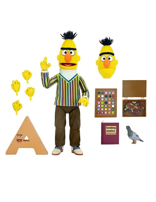 Figura de colección articulada Plaza Sésamo Beto ultimate Neca