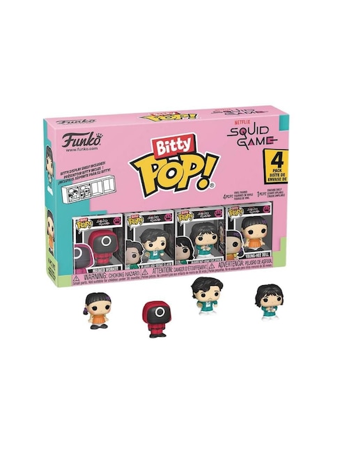 Set figuras acción Funko Bitty POP! El juego del calamar