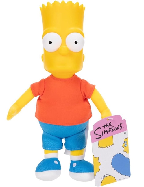 Peluche de Bart Simpson Jakks Pacific Los Simpsons de 22 cm