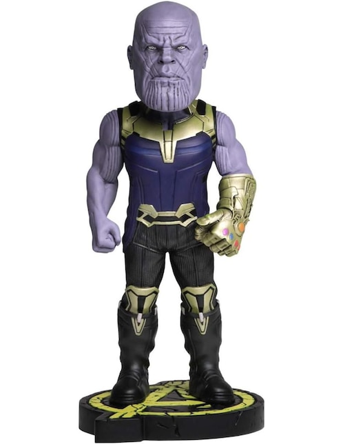 Figura coleccionable Marvel Avengers Infinity War Thanos Neca cabeza oscilante