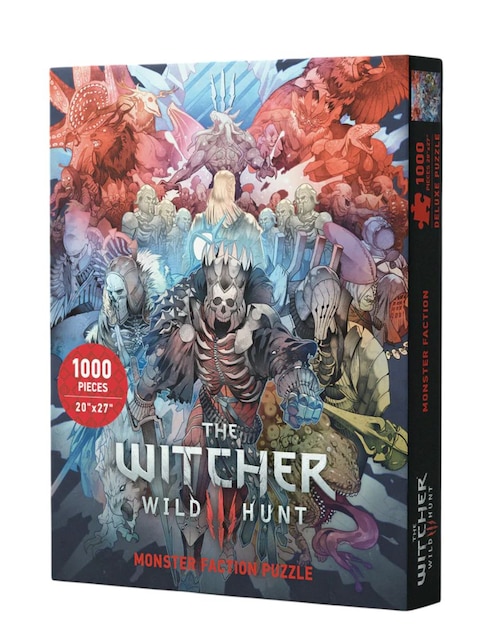 DARK HORSE Rompecabezas anime The Witcher 3 wild hunt: rompecabezas de facciones de monstruos Dark Horse 1000 piezas