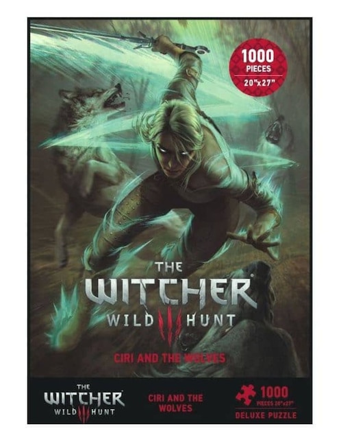DARK HORSE Rompecabezas anime The witcher 3 wild hunt: ciri and the wolves Dark Horse 1000 piezas