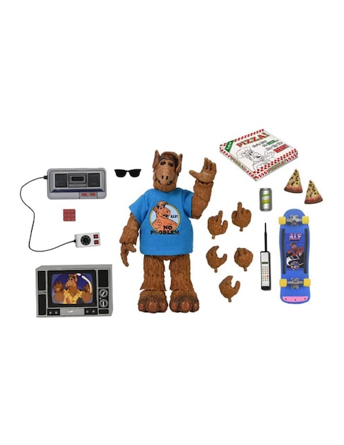 Figura de colección articulada Alf ultimate Neca con movimiento