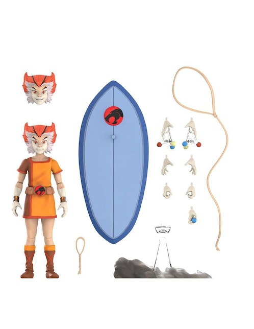 Figura de acción articulada Thundercats Wilykat And Wilykit ultimate Super 7 con movimiento