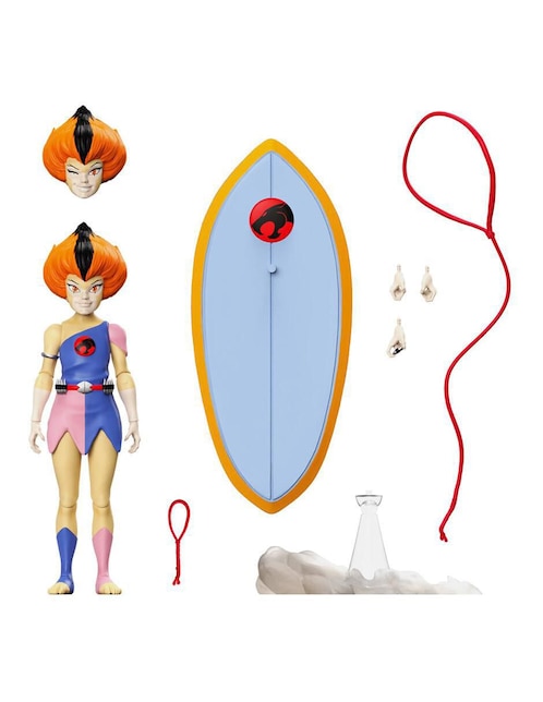 Figura de acción articulada Thundercats Wilykat And Wilykit ultimate Super 7 con movimiento
