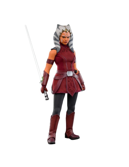 Figura de colección articulada Star Wars: Ahsoka Ahsoka Tano collectors Hot Toys con luz