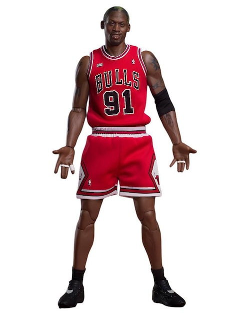 Figura de colección articulada Chicago Bulls Dennis Rodman limitada Enterbay