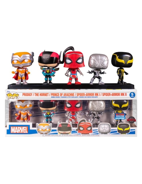 Set figuras acción Marvel Spider-Man Especial Funko