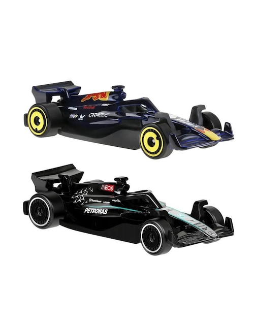 HOT WHEELS Set de vehículos Hot Wheels formula1 oracle red bull racing y mercedes-amg petronas