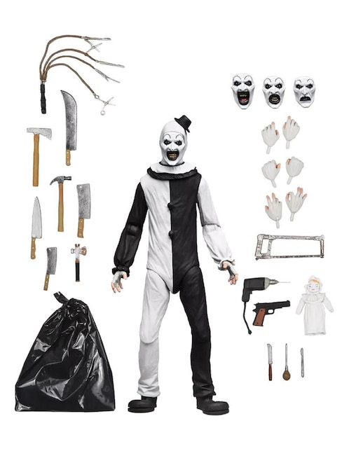 NECA Figura de acción articulada Terrifier Art the Clown ultimate Neca