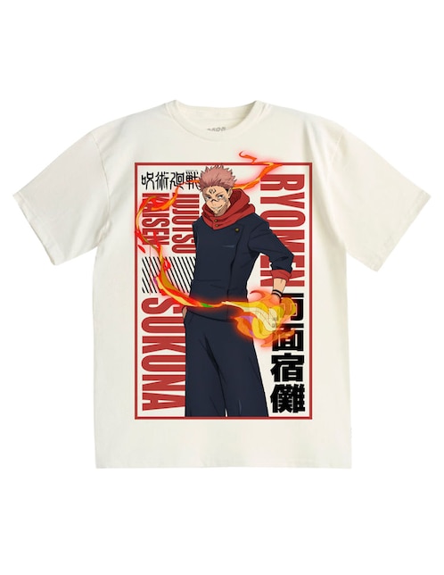 Playera Jujutsu Kaisen cuello redondo para hombre 1