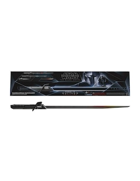 Figura De Colección Darksaber Hasbro Con Luz Star Wars Black Series