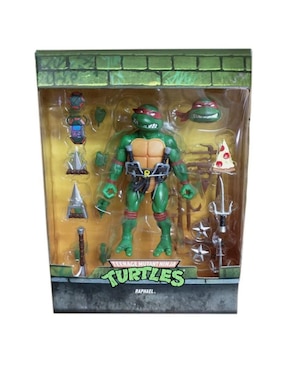 Figura De Acción Tortugas Ninja Super 7 Articulado