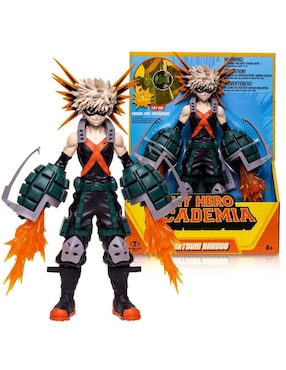 Figura de acción My Hero Academia Katsuki Bakugo My Hero Academia deluxe Mcfarlane con luz y sonido
